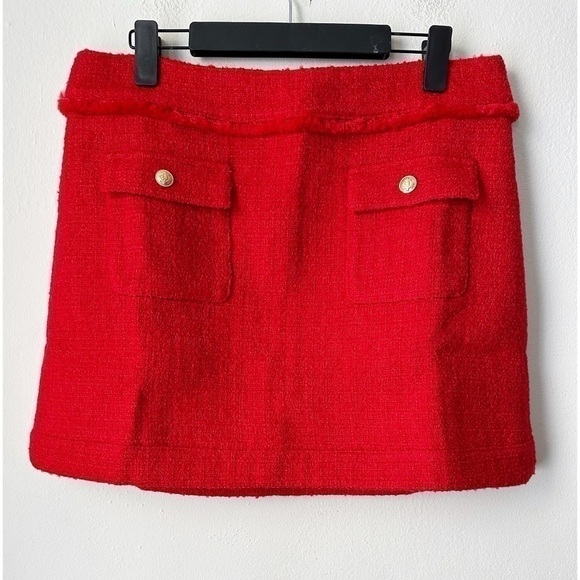 J.Crew Patch Pocket Mini Skirt Tweed